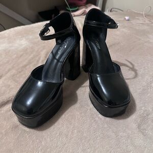 Black Platform Heels